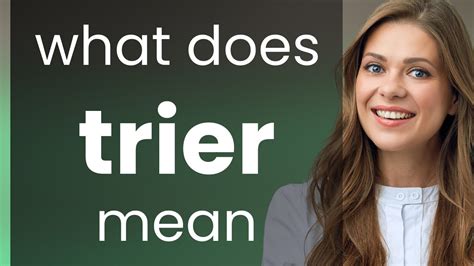 trier meaning in hindi|Trier.